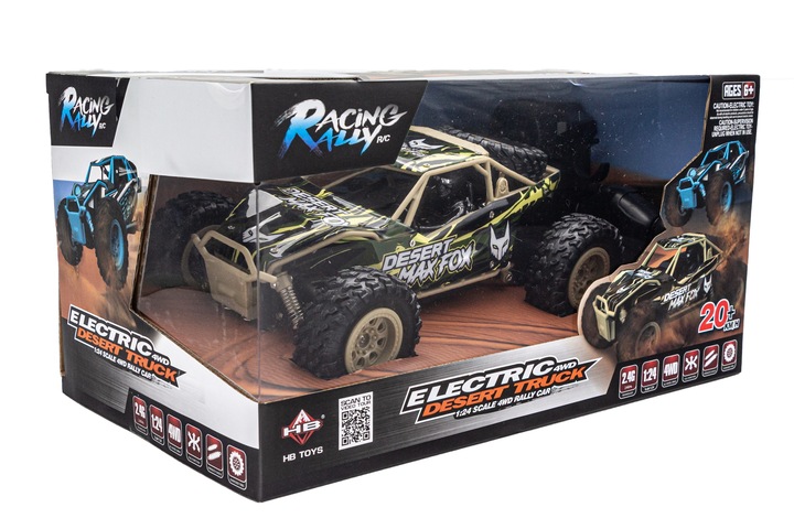 SAMOCHÓD ZDALNIE STEROWANY TERENOWY Buggy Auto na Pilota Terenowe RC 4x4
