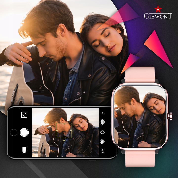 SMARTWATCH GIEWONT GW230-1 Dynamic SmartCall ROZMOWY SMS SPORT ALERT KROKI