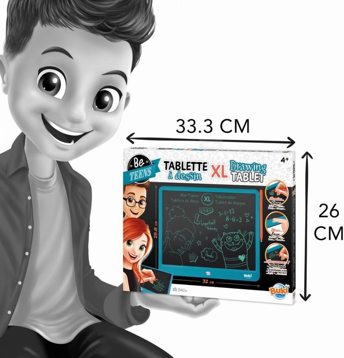 Tablet dla dzieci do rysowania i zabawy Buki 5+