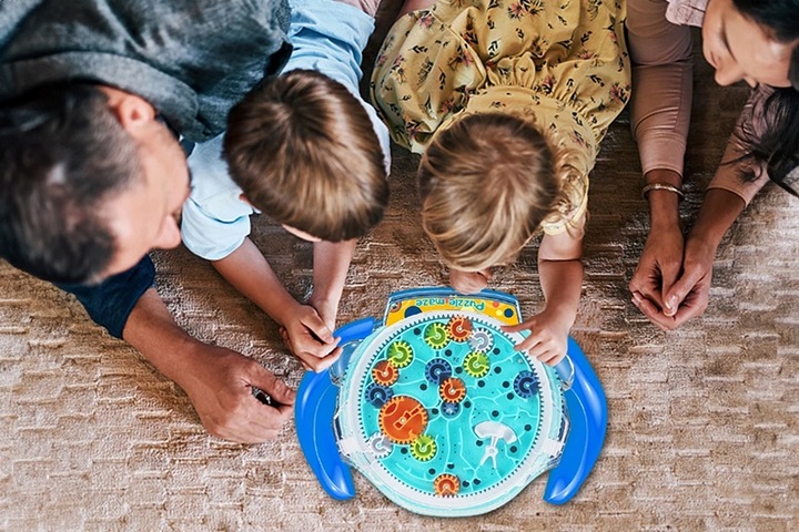 NAJLEPSZY PREZENT DLA 3 4 5 6 7 8 9 LATKA Gra logiczna Labirynt 3D ZABAWKA