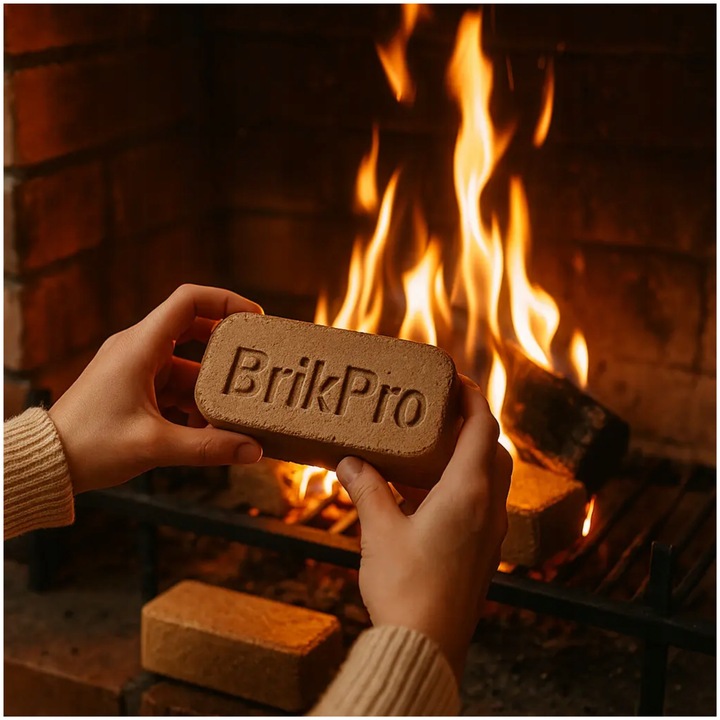 Brykiet drzewny BrikPro 6h do kominka grilla pieca 100% naturalne 20,16 kg