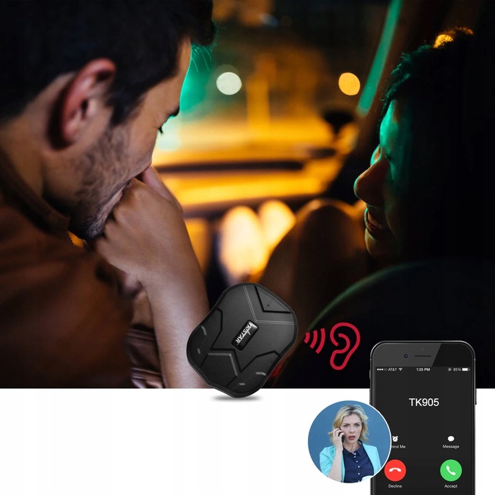 LOKALIZATOR GPS TK905 5000mAh 90 DNI MAGNES PODSŁUCH APP BEZ ABONAMENTU
