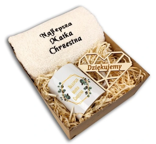 PODZIĘKOWANIE DLA CHRZESTNYCH ŚLUB PREZENT CHRZEST
