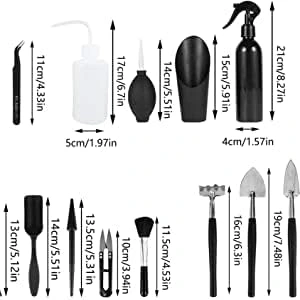 Zestaw Profesjonalnych Narzędzi do Bonsai 13szt.