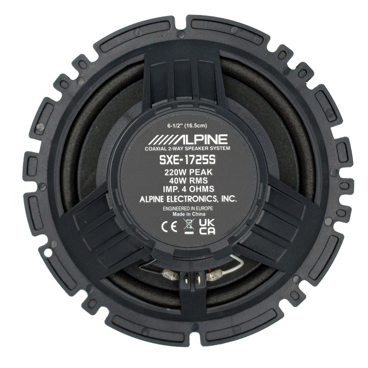 Głośniki samochodowe ALPINE SXE-1725S 16,5 cm 165 mm 220W DWUDROŻNE