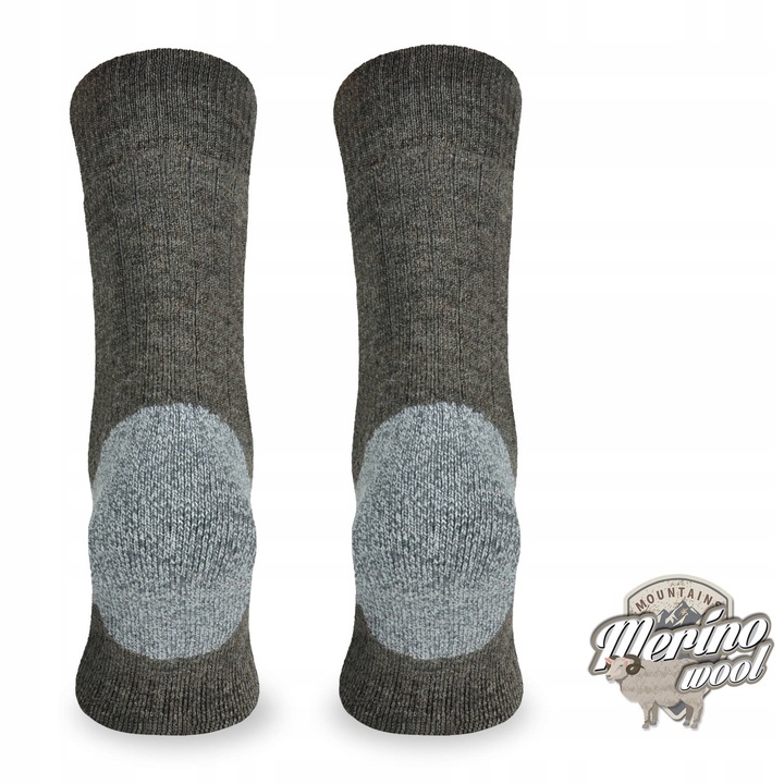 Grube zimowe skarpety trekingowe TRE9 – 80% merino