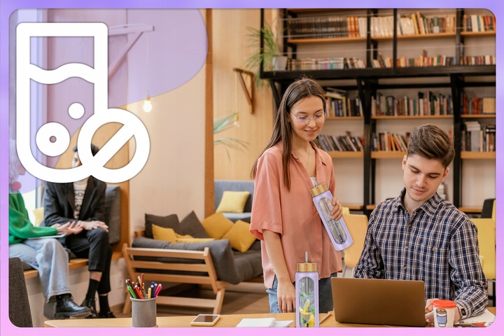 BUTELKA SZKLANA NA WODĘ NAPOJE ZE SŁOMKĄ SITKIEM SZCZELNA DUŻA BIDON 1,2L