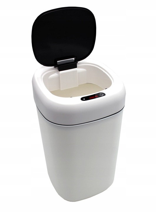 Łazienkowy kosz na śmieci czujnik ruchu bezdotyk