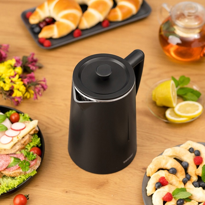 CZAJNIK ELEKTRYCZNY ZELMER BEZPRZEWODOWY STAL NIERDZEWNA CICHY 1,7L 1500W