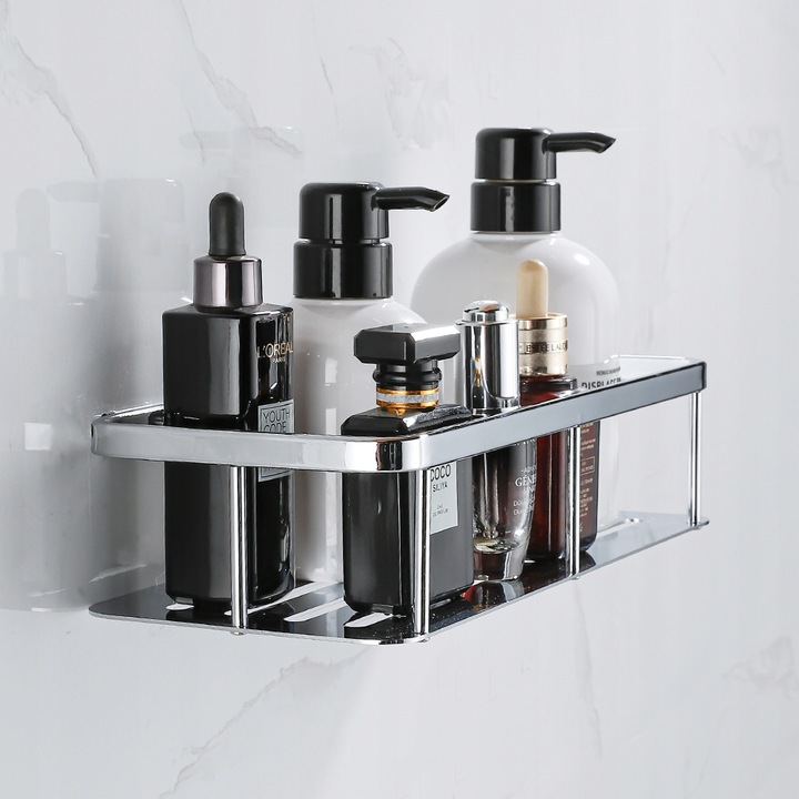 Koszyk półka łazienkowa chrom pod prysznic