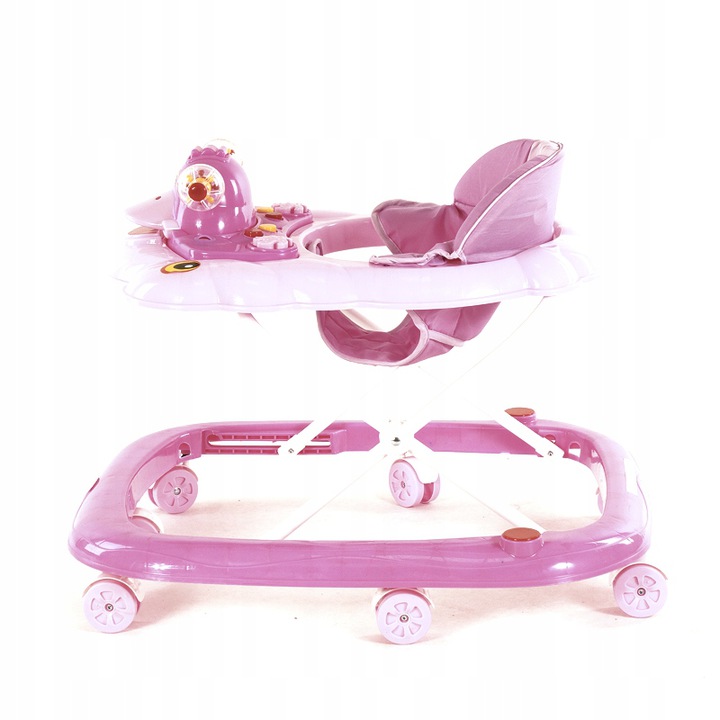 JEŹDZIK CHODZIK INTERAKTYWNY DLA DZIECI REGULACJA WYSOKOŚCI PCHACZ 3 KOLORY