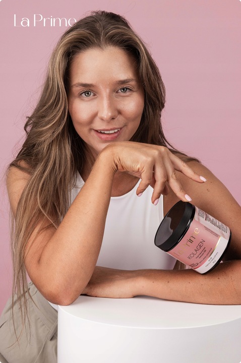 KOLAGEN COLLAGEN LA PRIME W PROSZKU Wołowy Do Picia Skóra Włosy Paznokcie