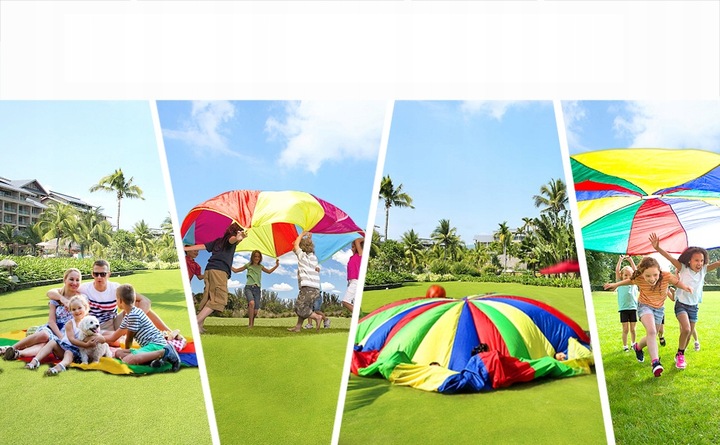 PROFESJONALNA CHUSTA ANIMACYJNA 3m SPADOCHRON + FU