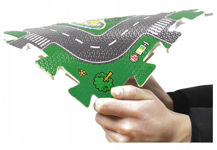 PUZZLE PIANKOWE MATA MIASTO ULICE DROGI 18EL DUŻE