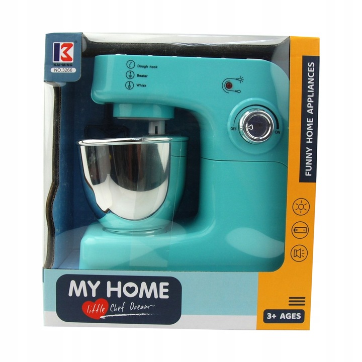 ROBOT PLANETARNY kuchenny MIKSER DLA DZIECI agd ŚWIECI MIKSUJE DŹWIĘK