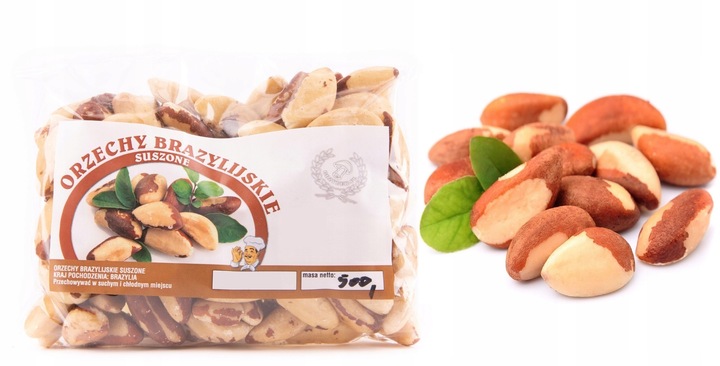 ORZECHY BRAZYLIJSKIE 500g z Brazylii - Wysoka Jakość