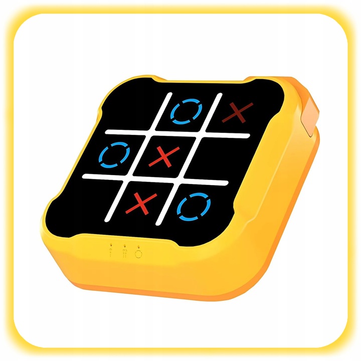 ELEKTRONICZNA LOGICZNA GRA KÓŁKO I KRZYŻYK 4W1 EDUKACYJNA