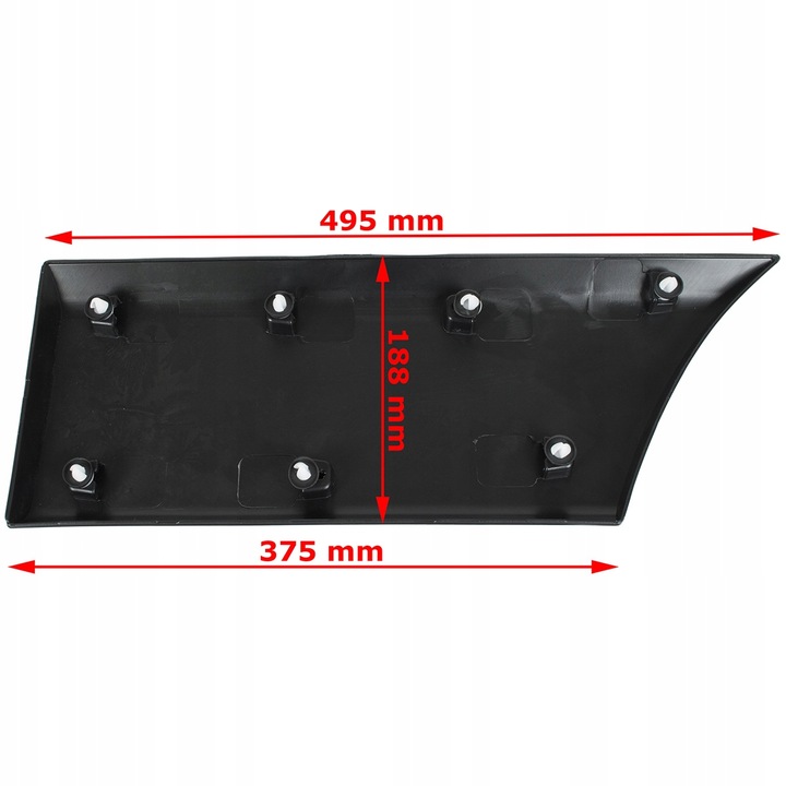 LISTWA PRZED KOŁEM PRAWA MASTER MOVANO 2010- L2