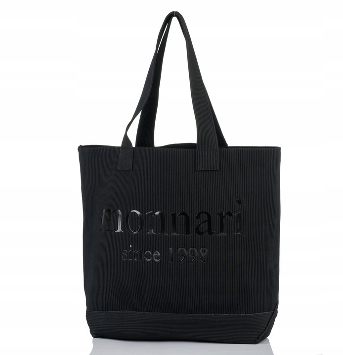 Monnari torebka shopper poliester czarny