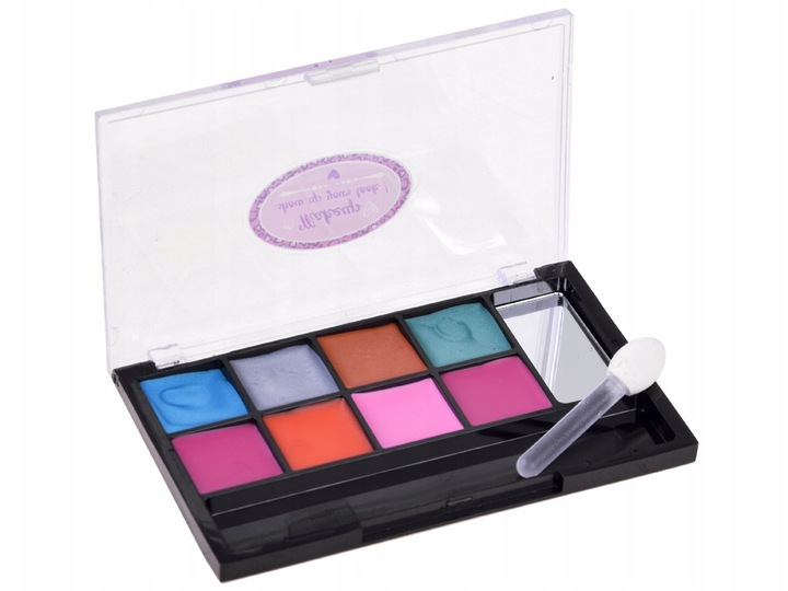 KUFEREK KOSMETYKÓW DLA DZIECI ZESTAW PIĘKNOŚCI DO MAKIJAŻU MAKE-UP PAZNOKCI