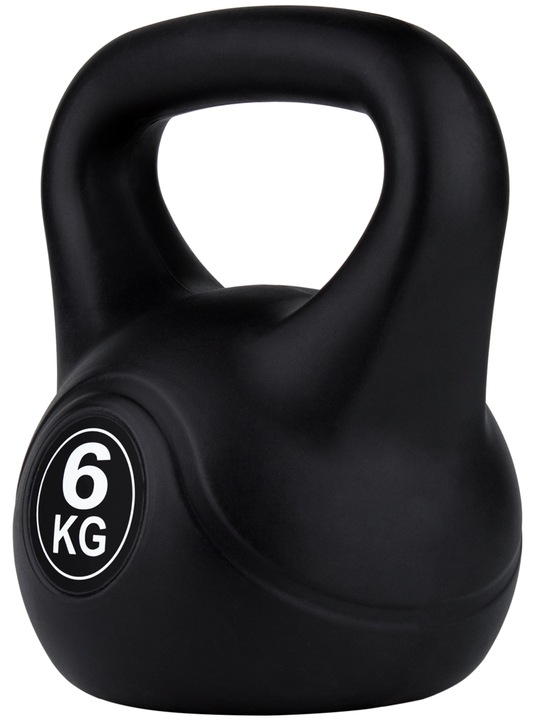 KETTLEBELL KETTLE ODWAŻNIK OBCIĄŻENIE DO ĆWICZEŃ FUNFIT GYM&FITNESS 6 kg