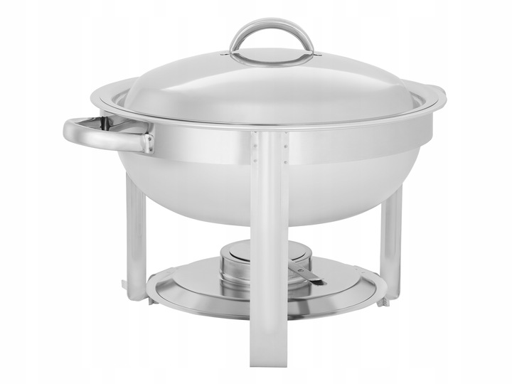 Podgrzewacz gastronomiczny na pastę okrągły 4 L stalowa pokrywa TECHNICA