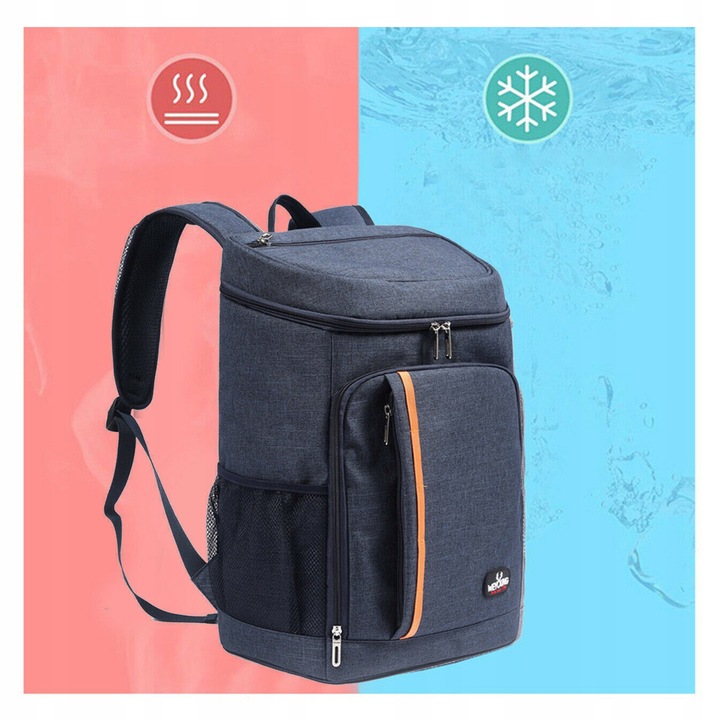 DUŻA POJEMNOŚĆ 18L IZOLACJA PIKNIK PLECAK TORBA DO PRZECHOWYWANIA ŻYWNOŚCI