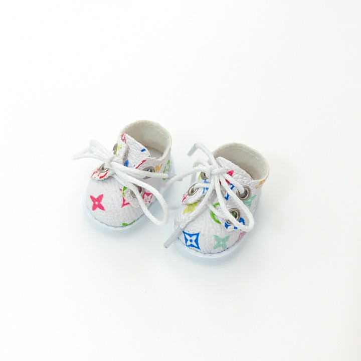 Ubranka dla La bubu 1-3 Gen: Niebieskie Spodnie, Okulary, Buty, Aparat