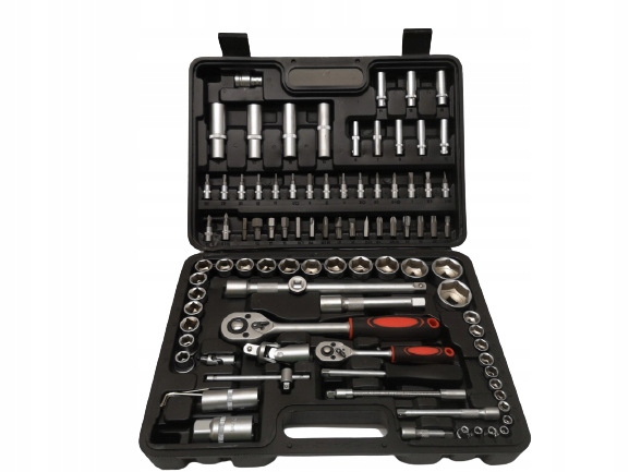 ZESTAW NARZĘDZI KLUCZY NASADOWYCH NASADKI I BITY 94 EL. 1/2" 1/4" 10-32