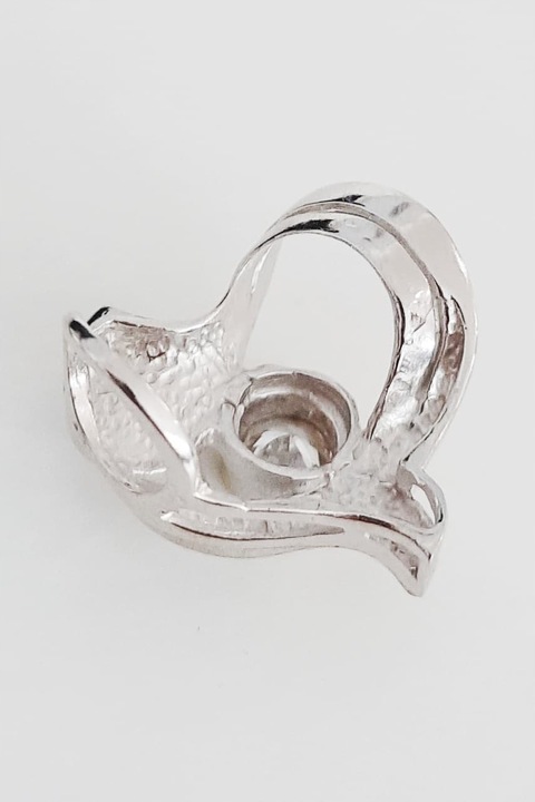 SREBRNA ZAWIESZKA DO ŁAŃCUSZKA SERCE 925 TT-55C