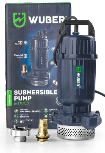 POMPA DO WODY BRUDNEJ CZYSTEJ ZANURZENIOWA SITKO SITO SZAMBA 2100W 1"