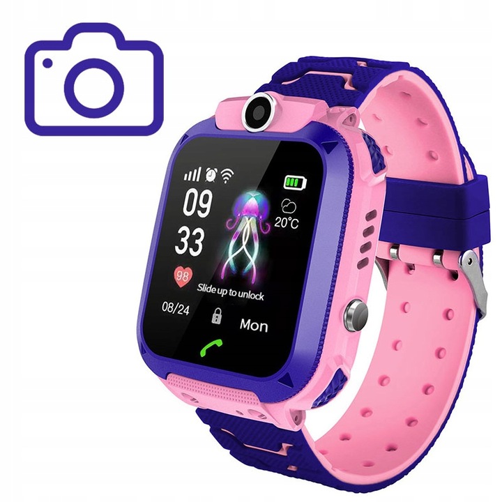 Wodoodporny zegarek dla dzieci z śledzeniem i funkcją głosową
