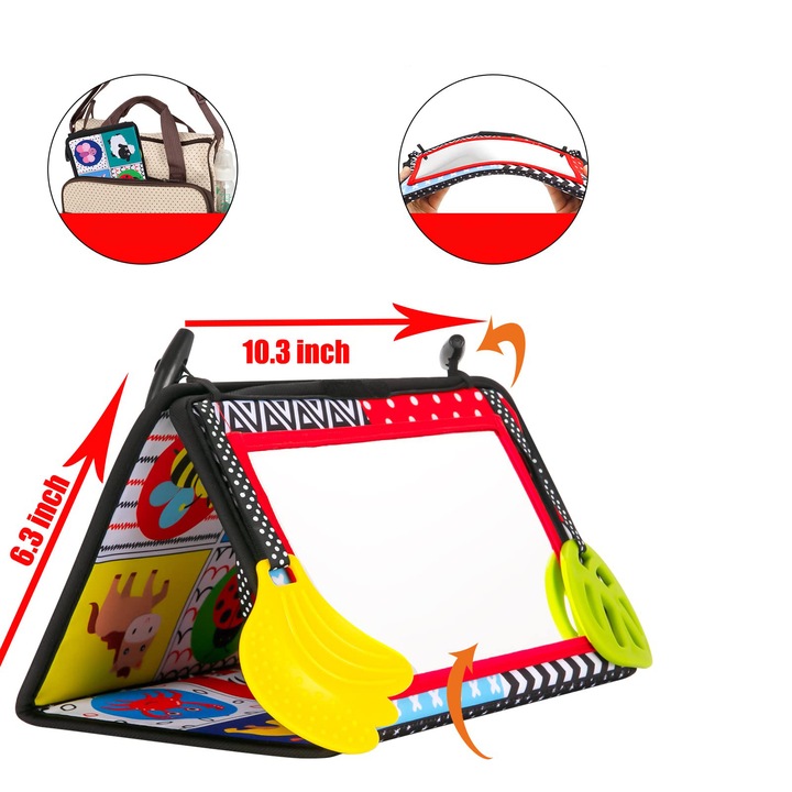 ZABAWKA SENSORYCZNA SKŁADANA Z LUSTERKIEM DLA DZIECI Wersja cyfrowa