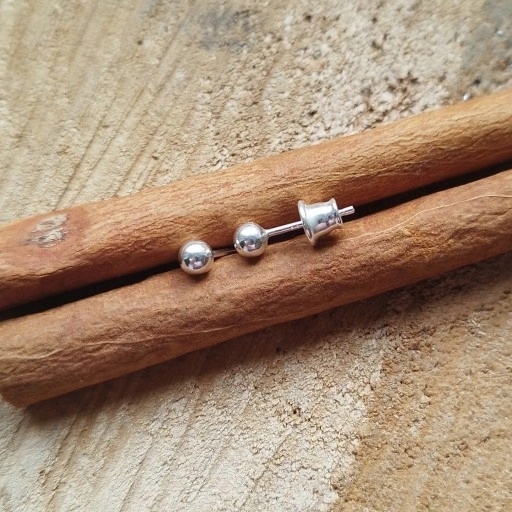 KOMPLET SREBRNY 3W1 ANKIER I KULKA 4MM KULECZKI SREBRO 925