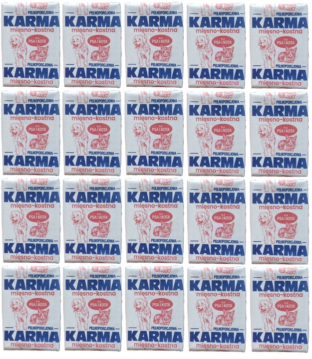 10KG MIĘSO MROŻONE DROBIOWE KOSTKI DLA PSA BARF KURCZAK