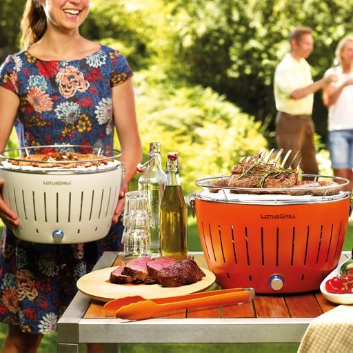 GRILL OGRODOWY WĘGLOWY BEZDYMNY LOTUS PRZENOŚNY STANDARD TORBA OCHRONNA