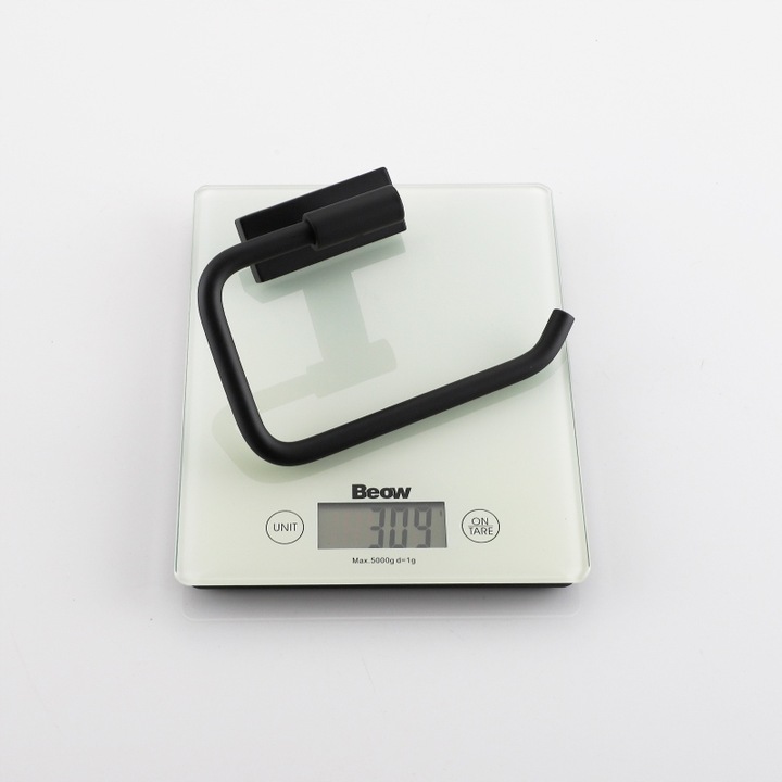 Uchwyt na papier toaletowy czarny