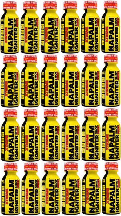 FA Napalm Igniter Juice Shot 24 x 120 ml smak egzotyczny Przedtreningówka