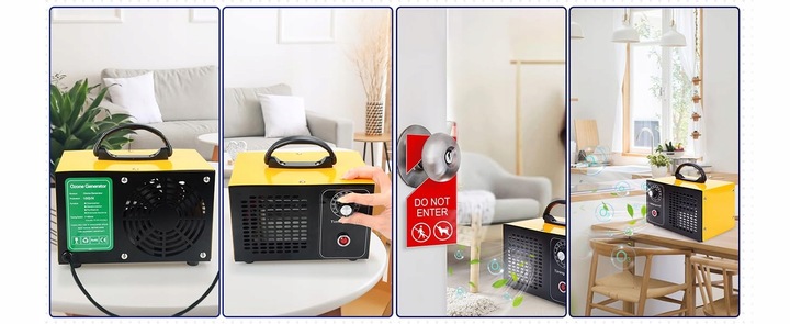 GENERATOR OZONU OZONATOR DO DOMU OCZYSZCZACZ DO POWIETRZA MOCNY 60 000 MG/H