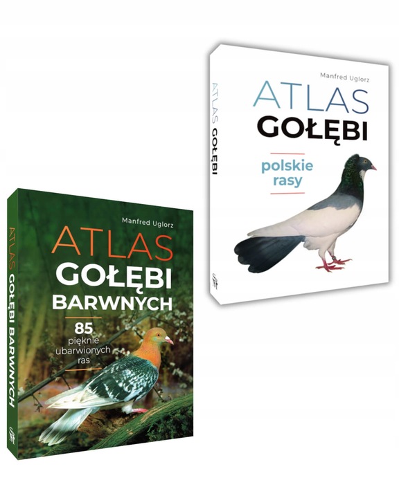 ZESTAW KSIĄŻEK O GOŁĘBIACH ATLAS GOŁĘBI POLSKIE RASY I GOŁĘBIE BARWNE 148