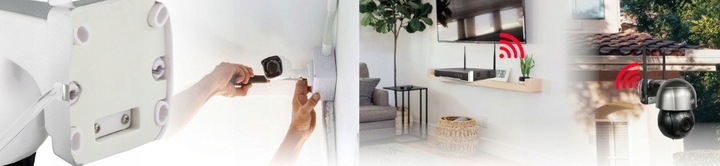 Zewnętrzna kamera WiFI z FUNKCJĄ ŚLEDZENIA - SMART kamera do domu FULL HD