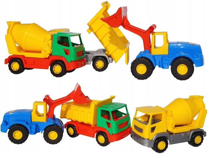 WADER - POLESIE ZESTAW WYWROTKA + FADROMA + BETONIARKA TIR