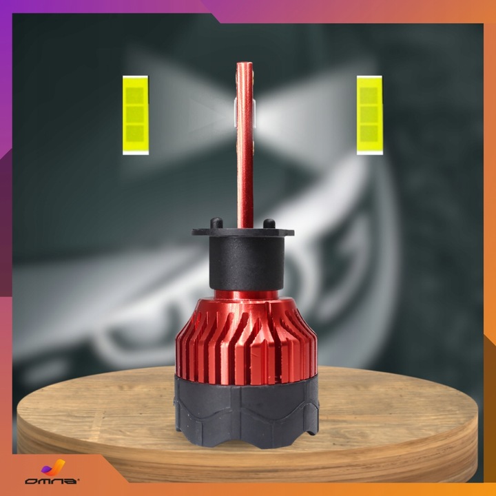 Żarówki H1 LED samochodowe 12V can bus GT COB 300% super mocne pudełko 2szt