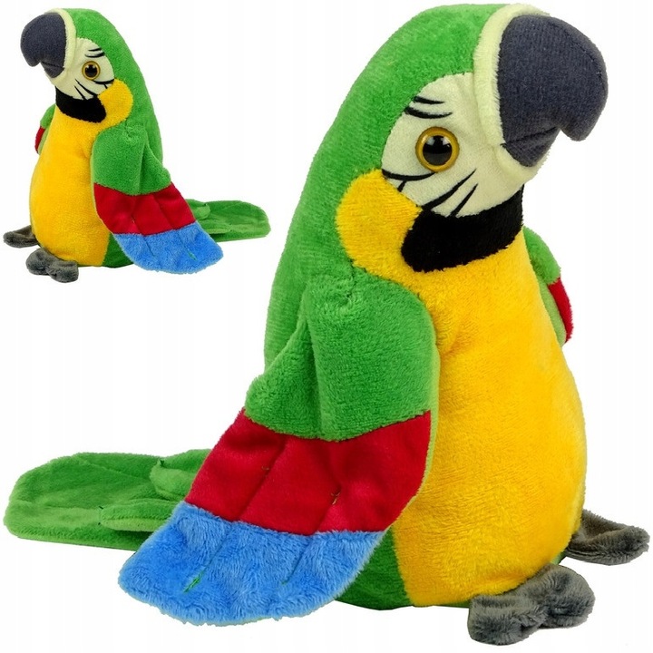 Papuga powtarzająca interaktywna powtarza GADAJĄCA