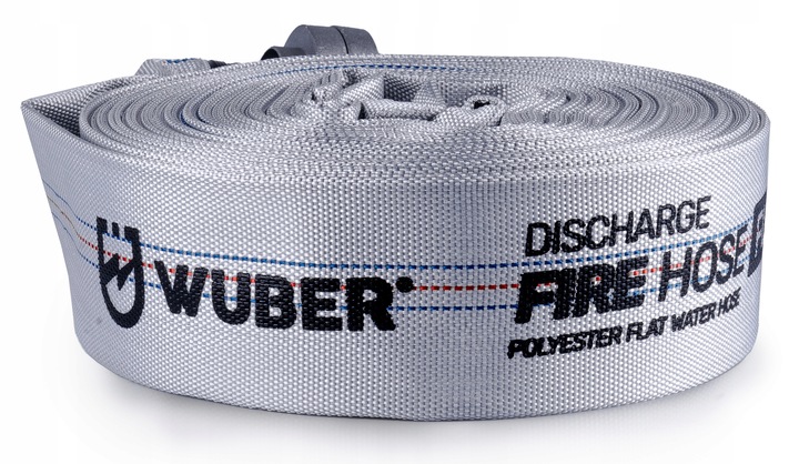 WĄŻ STRAŻACKI DO POMPY BIAŁY FAST-FIX MOCNY DŁUGI DO WODY SZAMBA 1" 20M