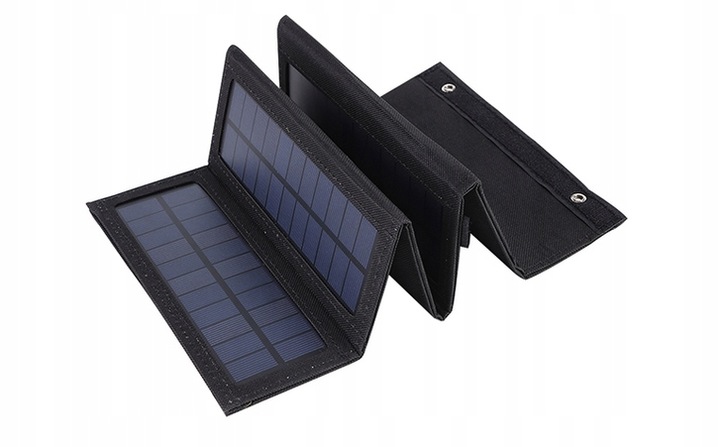 Przenośny Panel Solarny Na Plecy 5V10W 2x USB