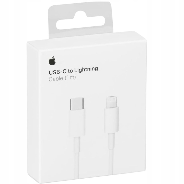 ORYGINALNA ŁADOWARKA APPLE+KABEL LIGHTNING 1M