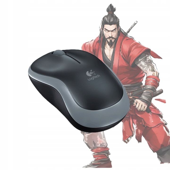 Mysz Bezprzewodowa Logitech M185 Swift Grey - Idealna do biura