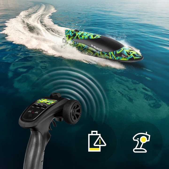 ŁÓDKA ZDALNIE STEROWANA MOTORÓWKA RC 35KM/H PILOT WYŚCIGOWA NA PREZENT