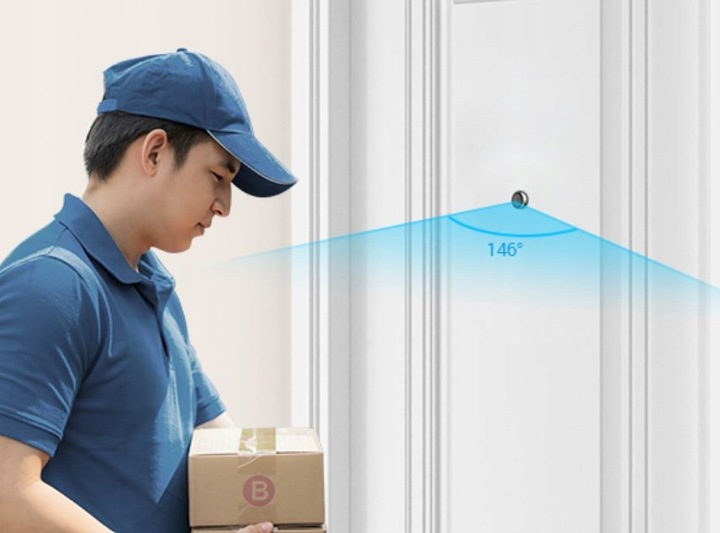 Wizjer Elektroniczny WiFi EZVIZ HP2 WiFi z Kamerą i Ekranem LCD Srebrny